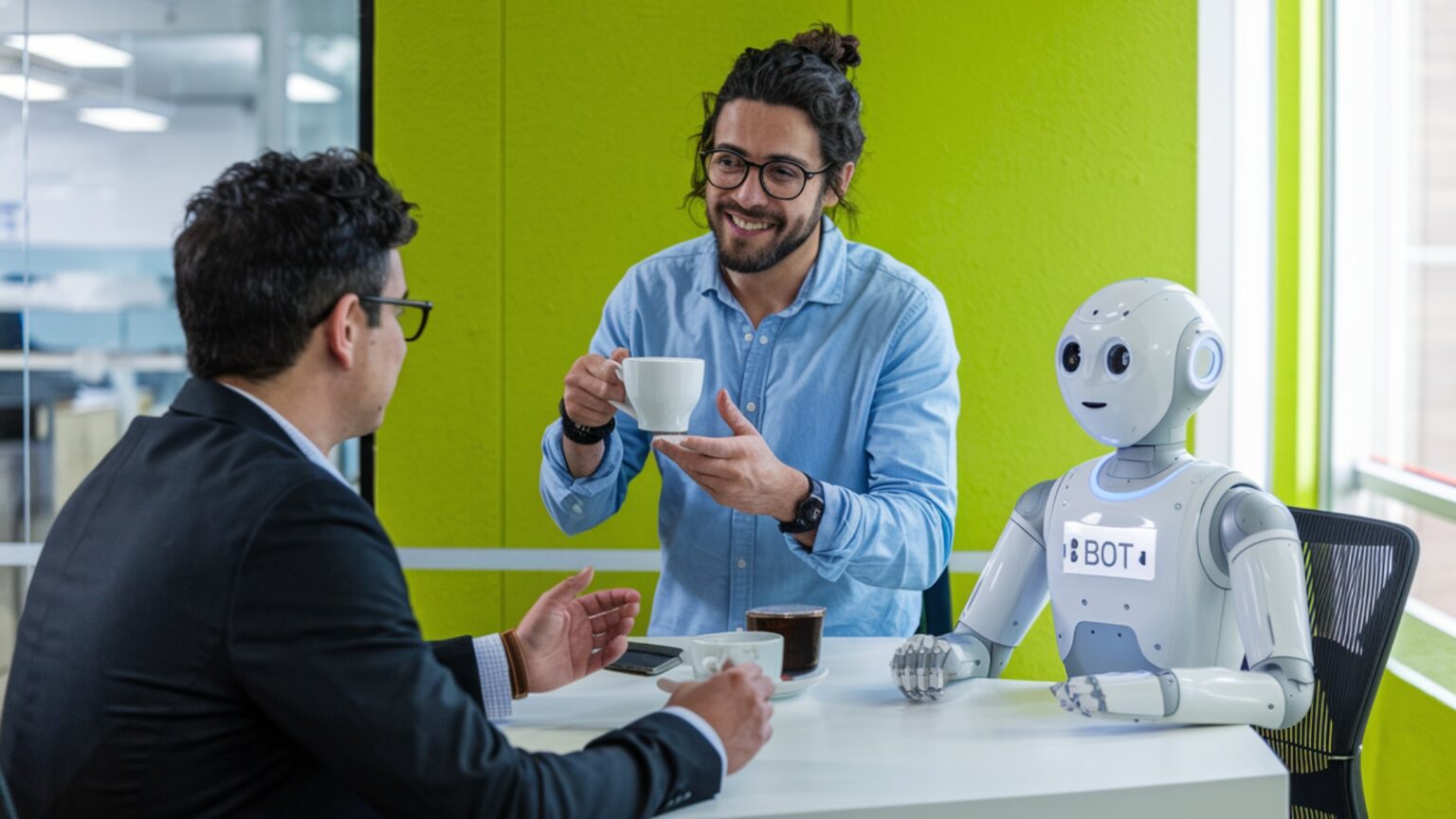 Cliente frustrado siendo atendido por un bot automatizado