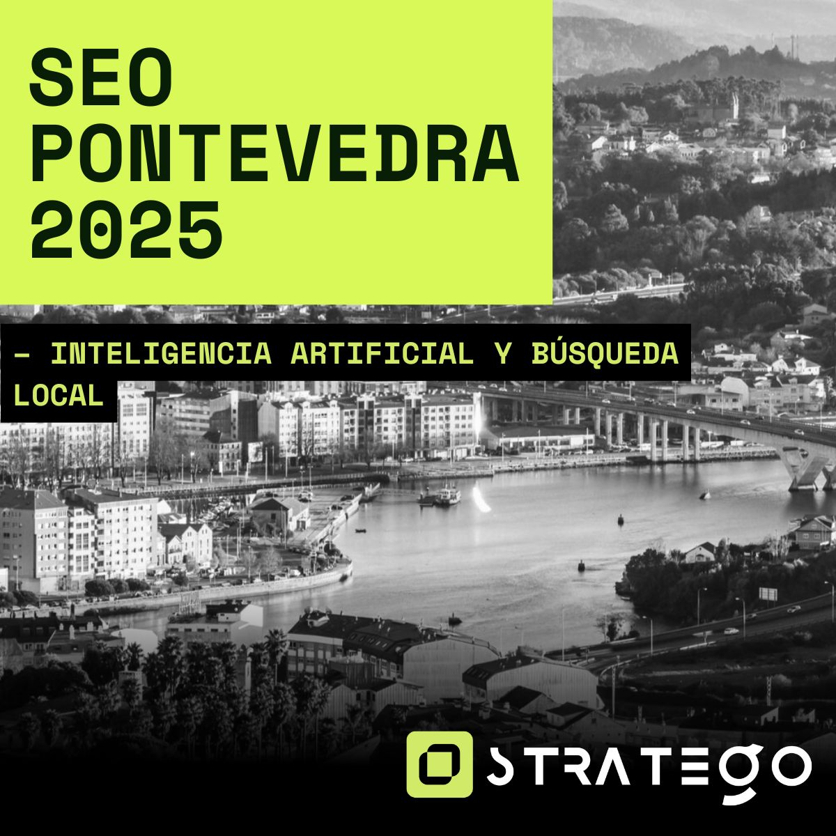 Imagen destacada sobre SEO local y marketing digital en Pontevedra, frente a la Iglesia de la Virgen Peregrina.