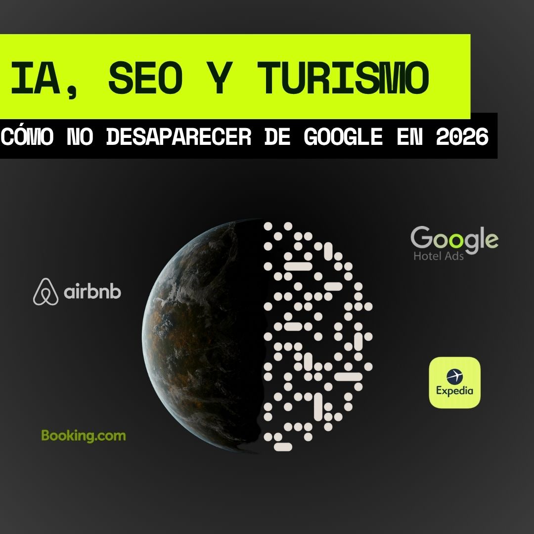 Gráfico sobre el impacto de la inteligencia artificial en el SEO turístico y la visibilidad en Google